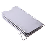 9 Plate Foldable Burner Windshield Outdoor Camping