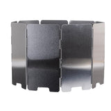 9 Plate Foldable Burner Windshield Outdoor Camping