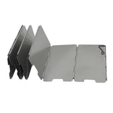 9 Plate Foldable Burner Windshield Outdoor Camping