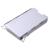 9 Plate Foldable Burner Windshield Outdoor Camping