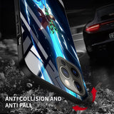 Anime Demon Slayer Kimetsu No Yaiba Tempered Glass Case For Apple IPhones