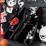 Naruto Akatsuki Glass Case For Apple iPhones