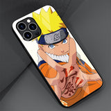 Naruto Sasuke Glass Case For Apple Iphones