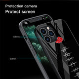 Naruto Akatsuki Glass Case For Apple iPhones
