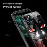 Naruto Sasuke Glass Case For Apple Iphones