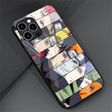 Naruto Sasuke Glass Case For Apple Iphones