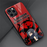 Naruto Sasuke Glass Case For Apple Iphones