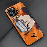 Naruto Sasuke Glass Case For Apple Iphones