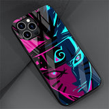 Naruto Sasuke Glass Case For Apple Iphones