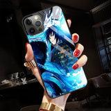 Anime Demon Slayer Kimetsu No Yaiba Tempered Glass Case For Apple IPhones