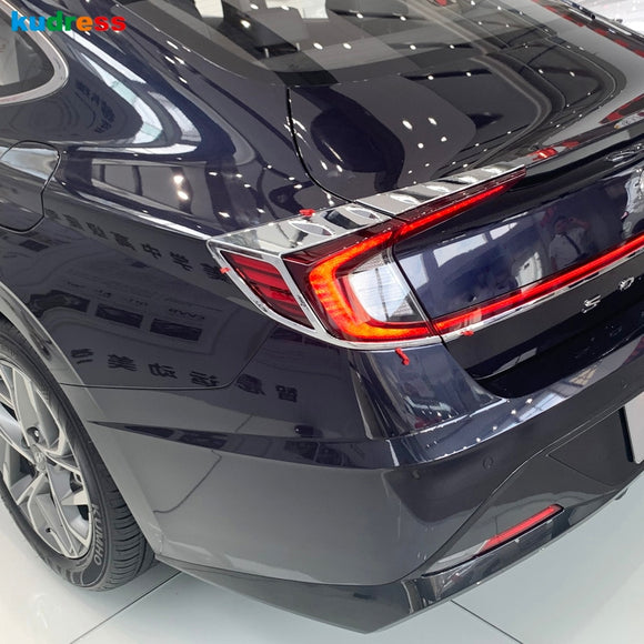 Hyundai Sonata 2020 2021 ABS Carbon Fiber Car Rear Light Cover