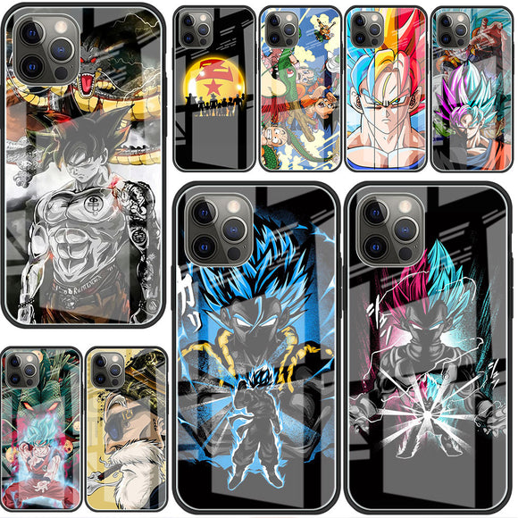 Dragon Ball Glass Case For Apple iPhones