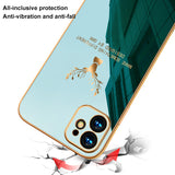 Luxury Gold Plating Cover For iPhone 11 13 Pro Max