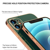 Luxury Gold Plating Cover For iPhone 11 13 Pro Max