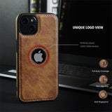 Ultra Thin Slim Leather Phone Case For iPhone