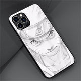 Naruto Sasuke Glass Case For Apple Iphones