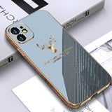 Luxury Gold Plating Cover For iPhone 11 13 Pro Max